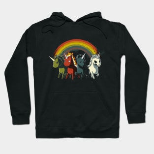 Four Unic corns of the Apocalypse Hoodie